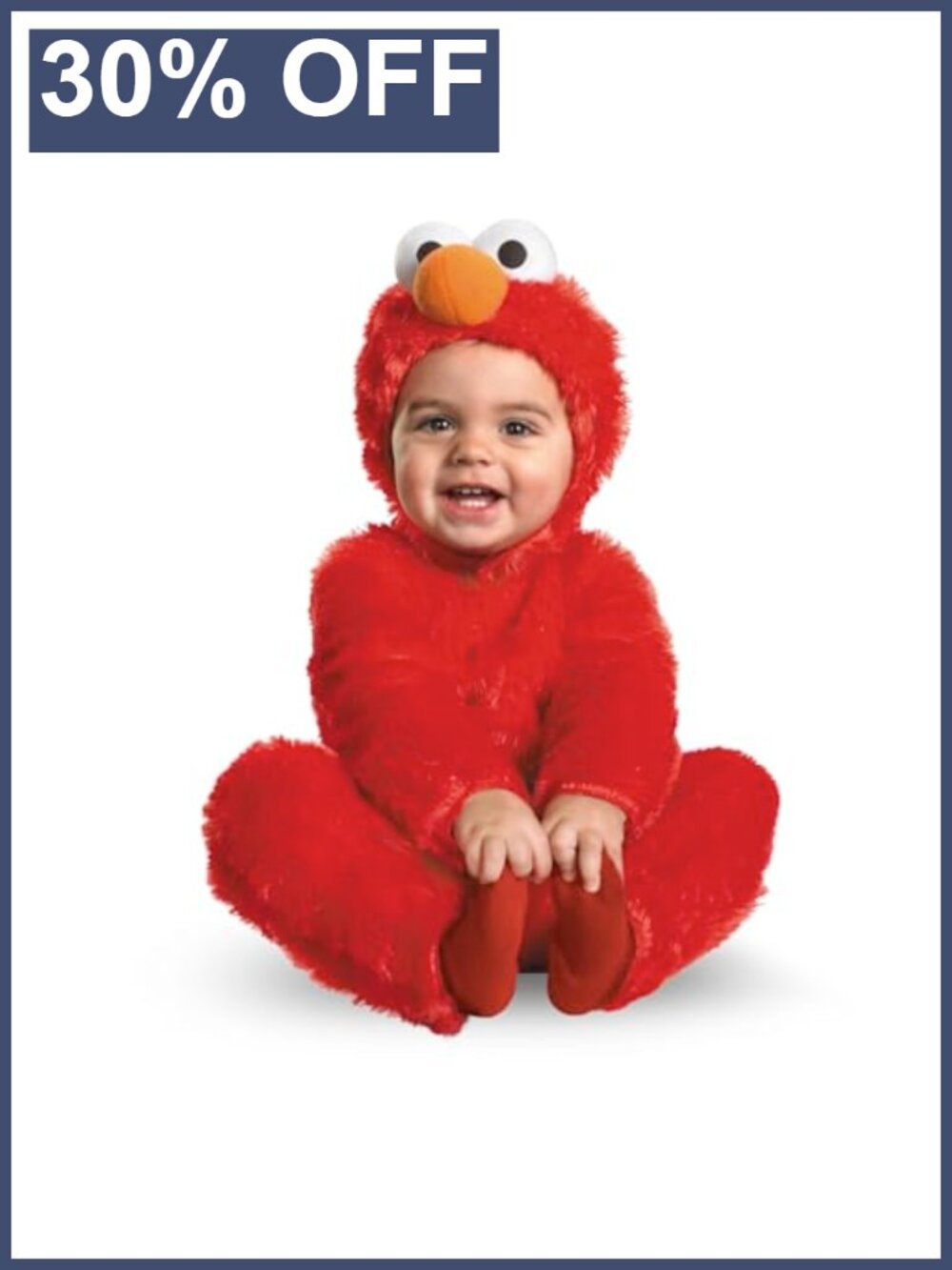 Toddler Elmo Comfy Costume, Officially Licensed Sesame Street, Size 2T